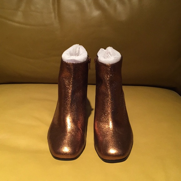 Metallic Ankle Booties - Picture 4 of 4